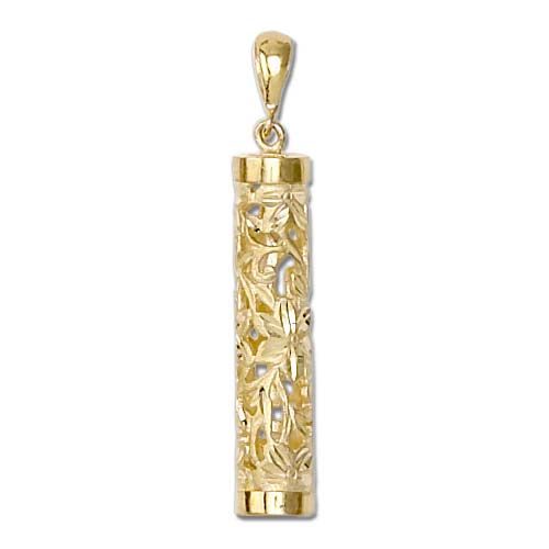 14kt Yellow Gold Hawaiian Hand-Carved 