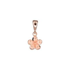14kt Rose Gold Hawaiian Plumeria 8mm Pendant