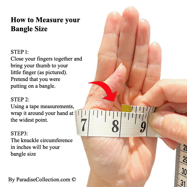 how to measure Hawaiian bracelet size